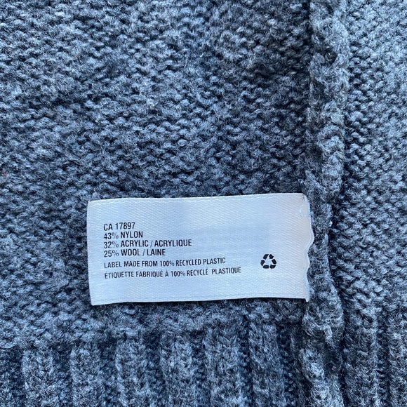 Dark gray GAP cardigan wool blend - Picture 3 of 4